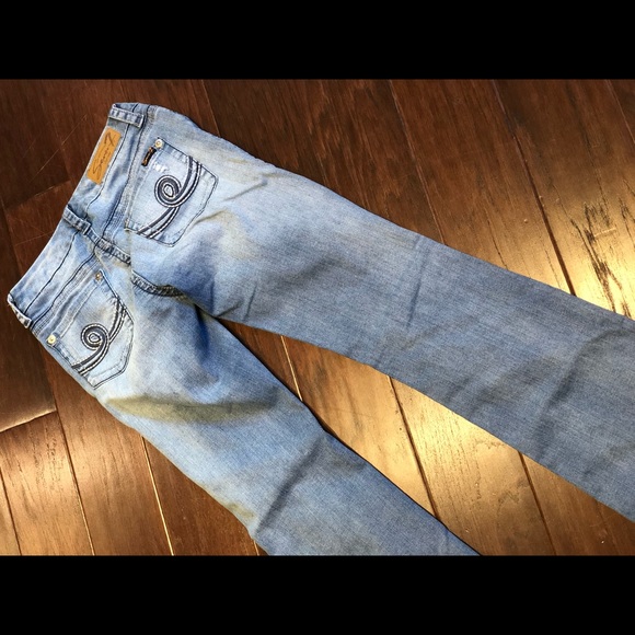 Seven 7 Size 27 Light Wash Boyfriend Boot Cut Jean - Picture 6 of 8